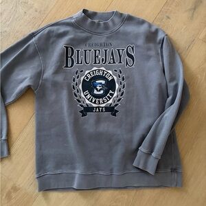 Creighton Blue Jays sweatshirt oversized small